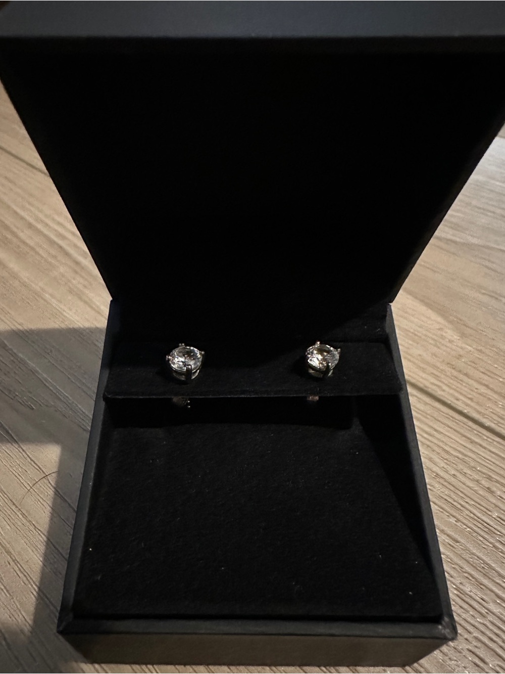 Kay Jewelers Silver-Tone Sparkling Round Stud Earrings